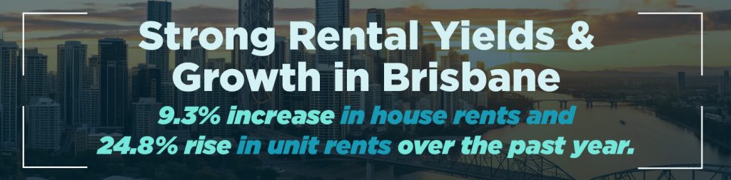 Strong Rental Yields & Growth in Brisbane