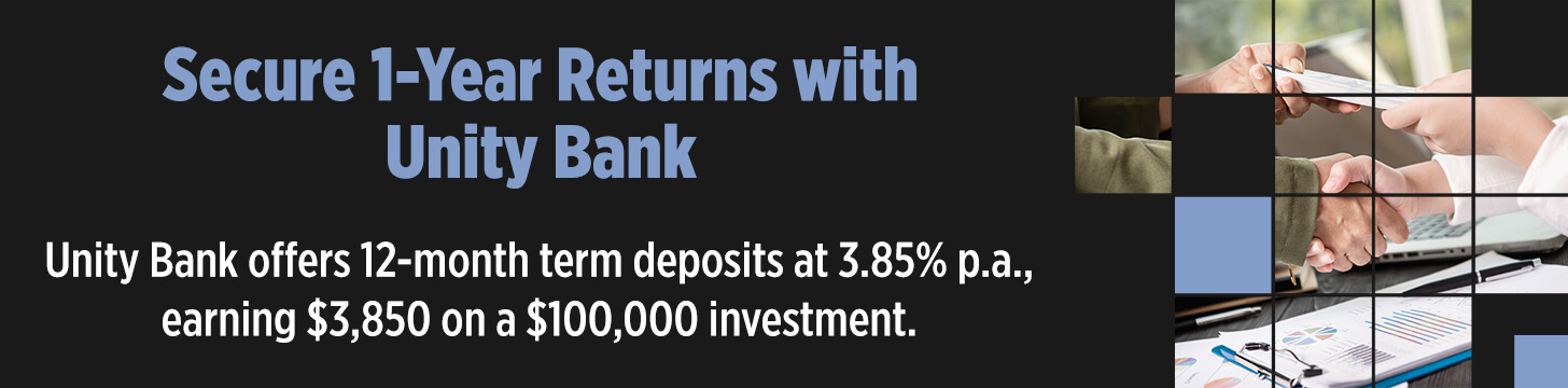 Unity Bank – Strong 1-Year Choice