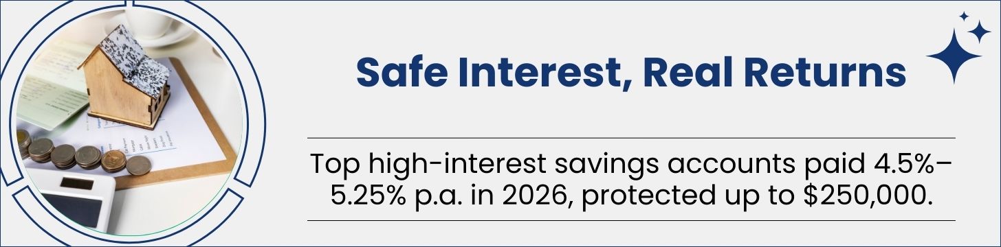 High-Interest Savings Accounts With a Very Safe Bet