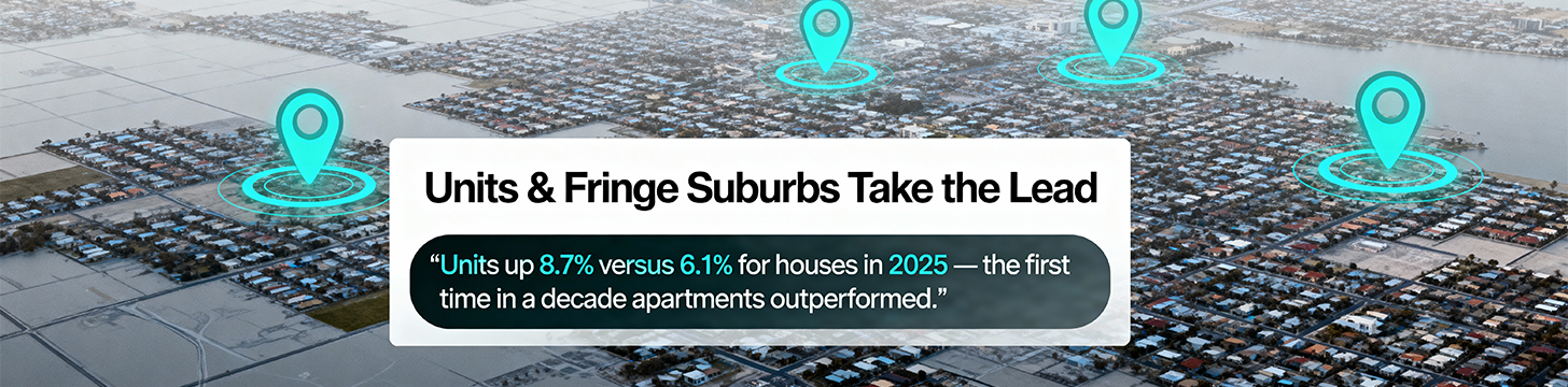 Segment Shifts – The Rise of Perth's Unit and Fringe Suburbs Markets