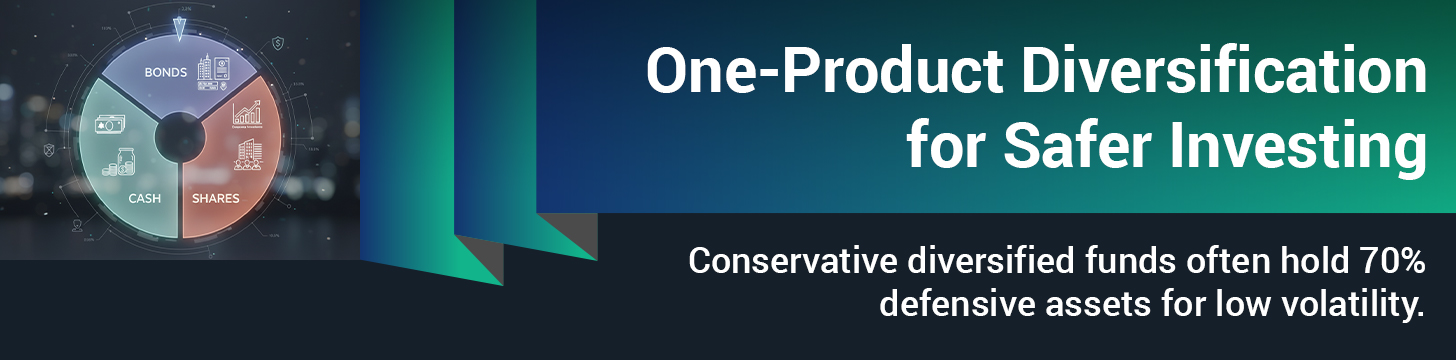 Conservative Diversified Funds for a Steady Hand-off Investing Foundation